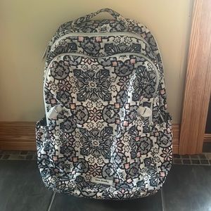 Vera Bradley, purple floral backpack